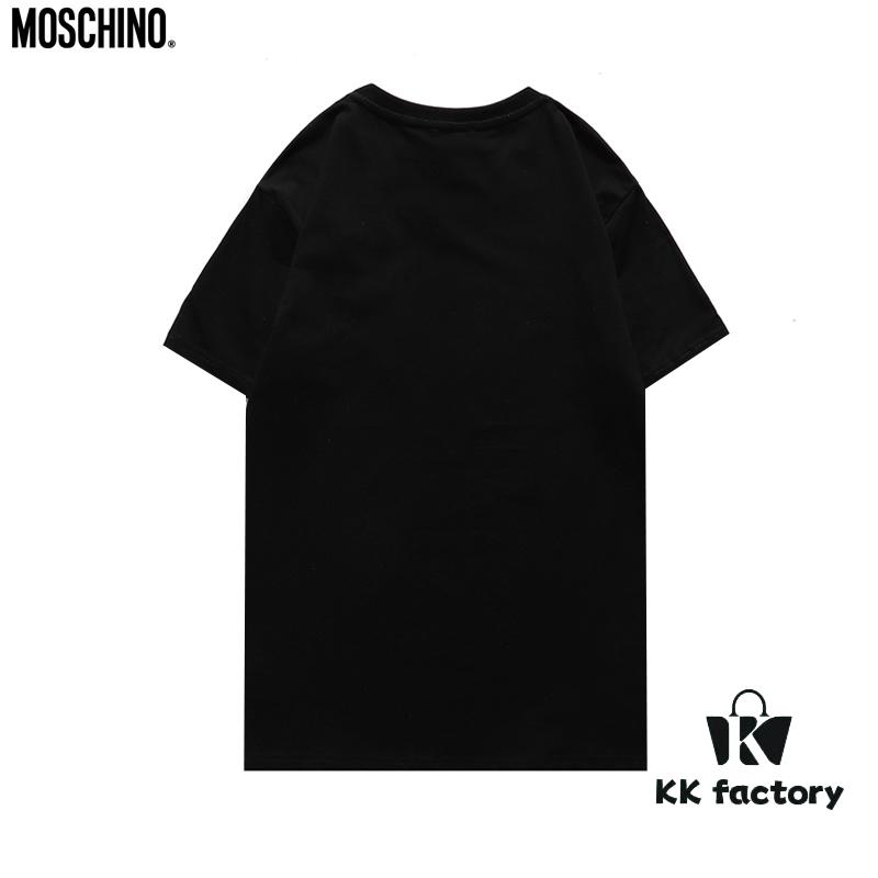 6931a5a0ccd8ab3d7af99f3e Q230#MOS 21 Spring New Arrival Super Cool Ice Ceramic Cotton Towel Embroidery Bear Short Sleeve T-Shirt Unisex Black and White S-XXL