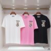 6931a5a1ccd8ab3d7af99f5d Q708 #♈️ Premium Cotton Double-Yarn 23 New Arrival 230g Double-Ply 32s Pure Cotton Fabric Short Sleeve T-Shirt Unisex Black White Pink