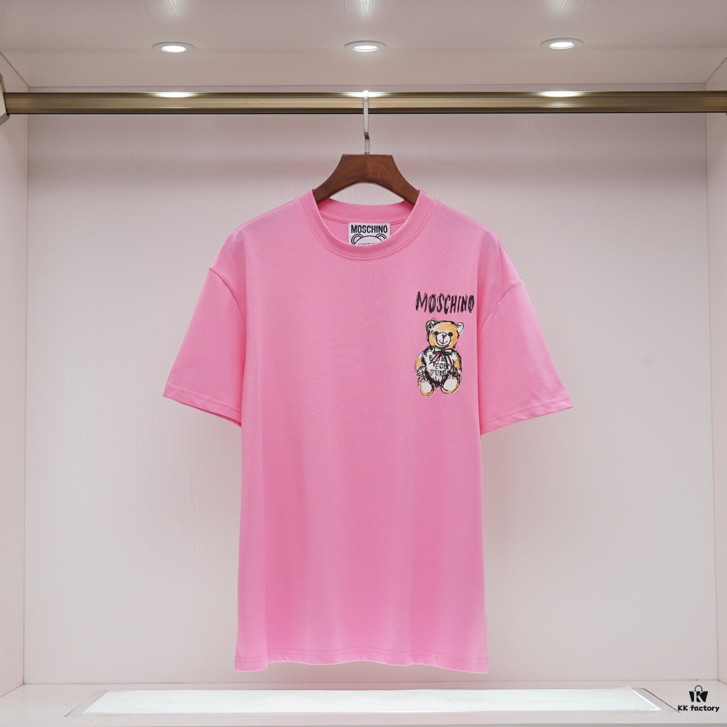 6931a5a2ccd8ab3d7af99f5f Q708 #♈️ Premium Cotton Double-Yarn 23 New Arrival 230g Double-Ply 32s Pure Cotton Fabric Short Sleeve T-Shirt Unisex Black White Pink
