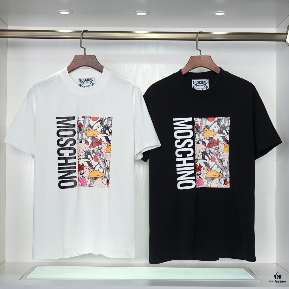 6931a5a2ccd8ab3d7af99f66 Q651#♈️ Premium Cotton Double-Yarn 230g 32s Dual-Ply Pure Cotton Fabric Short Sleeve T-Shirt Unisex Design in Black and White