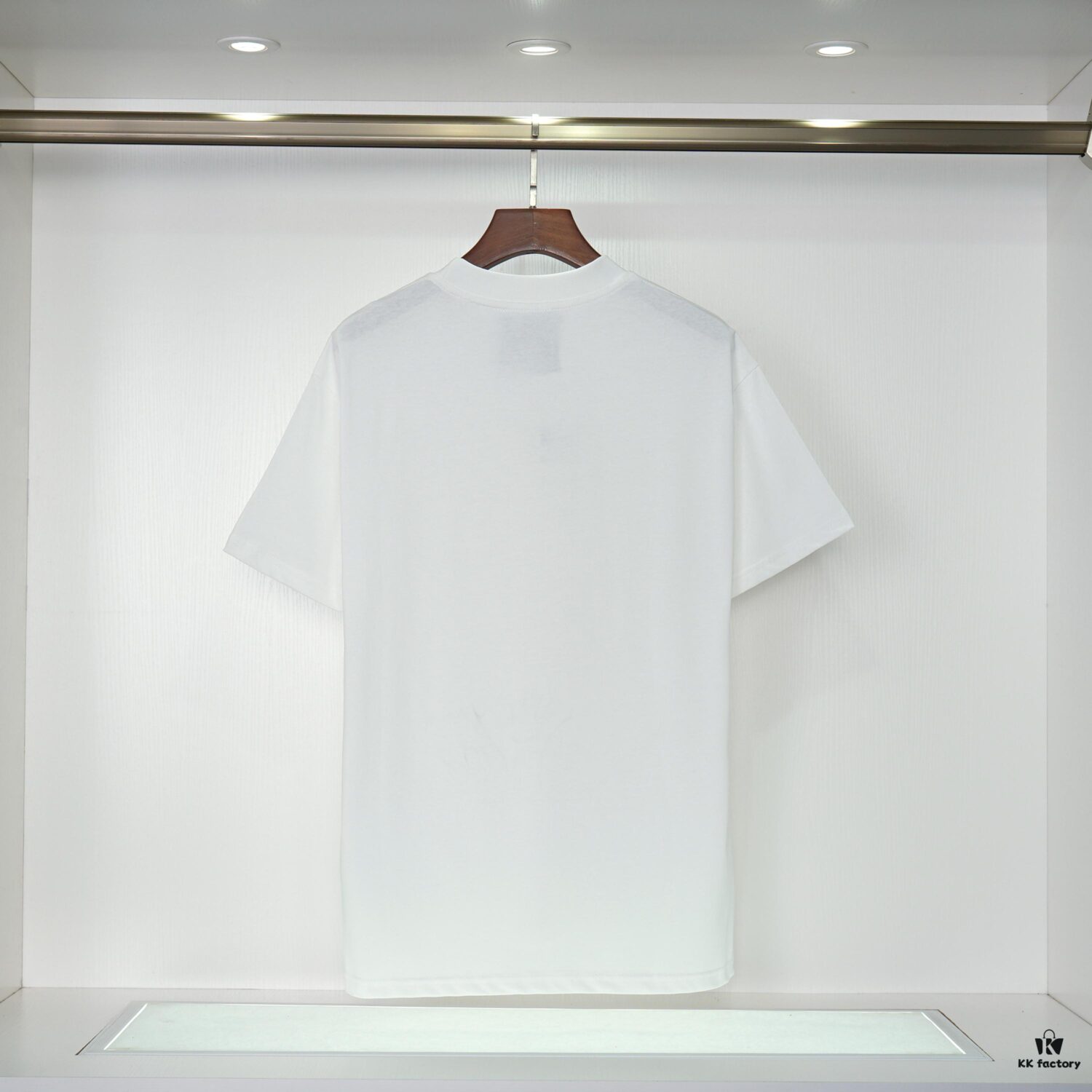 Q651#♈️ Premium Cotton Double-Yarn 230g 32s Dual-Ply Pure Cotton Fabric Short Sleeve T-Shirt Unisex Design in Black and White