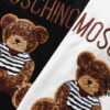 6931a5a3ccd8ab3d7af99f70 MoS 2021 Spring New Arrival Short Sleeve T-Shirt with Flocked Bear 🐻 and Embroidered Letter Logo Unisex Black and White S-XXL