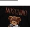 6931a5a3ccd8ab3d7af99f73 MoS 2021 Spring New Arrival Short Sleeve T-Shirt with Flocked Bear 🐻 and Embroidered Letter Logo Unisex Black and White S-XXL