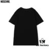 6931a5a3ccd8ab3d7af99f77 MoS 2021 Spring New Arrival Short Sleeve T-Shirt with Flocked Bear 🐻 and Embroidered Letter Logo Unisex Black and White S-XXL