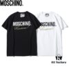 6931a5a4ccd8ab3d7af99f8a Moschino Classic Unisex Ultra-Cool Ice Ceramic Cotton Fabric Black and White S-XXL