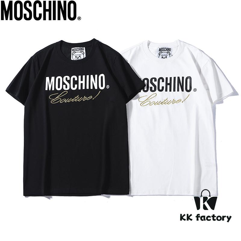 6931a5a4ccd8ab3d7af99f8a Moschino Classic Unisex Ultra-Cool Ice Ceramic Cotton Fabric Black and White S-XXL