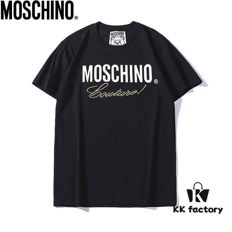 6931a5a4ccd8ab3d7af99f8e Moschino Classic Unisex Ultra-Cool Ice Ceramic Cotton Fabric Black and White S-XXL