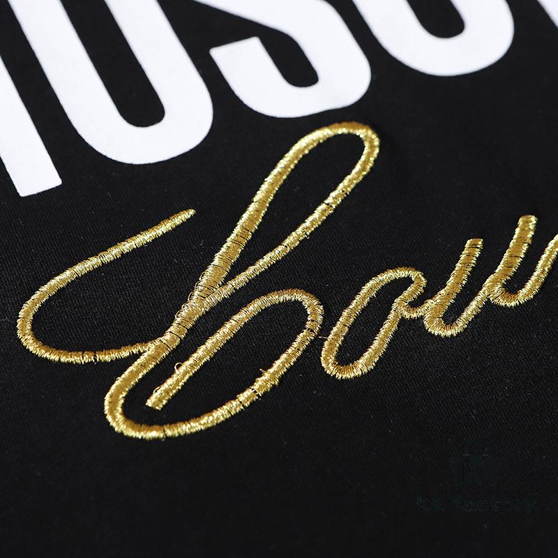 6931a5a4ccd8ab3d7af99f90 Moschino Classic Unisex Ultra-Cool Ice Ceramic Cotton Fabric Black and White S-XXL