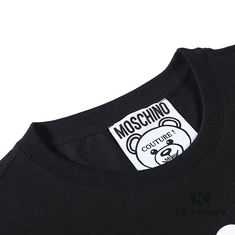 6931a5a4ccd8ab3d7af99f92 Moschino Classic Unisex Ultra-Cool Ice Ceramic Cotton Fabric Black and White S-XXL
