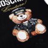 Moschino Classic Style, Super Cool Ice Porcelain Cotton Fabric, Black and White, S-XXL