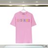 6931a5a7ccd8ab3d7af99fc9 Q628#♈️ Fine Cotton Double-Yarn MOSCHINO New Short Sleeve T-Shirt, 230g Double-Ply 32s Pure Cotton Fabric with Special Machine Embroidery, Unisex Design