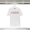 6931a5a7ccd8ab3d7af99fca Q628#♈️ Fine Cotton Double-Yarn MOSCHINO New Short Sleeve T-Shirt, 230g Double-Ply 32s Pure Cotton Fabric with Special Machine Embroidery, Unisex Design
