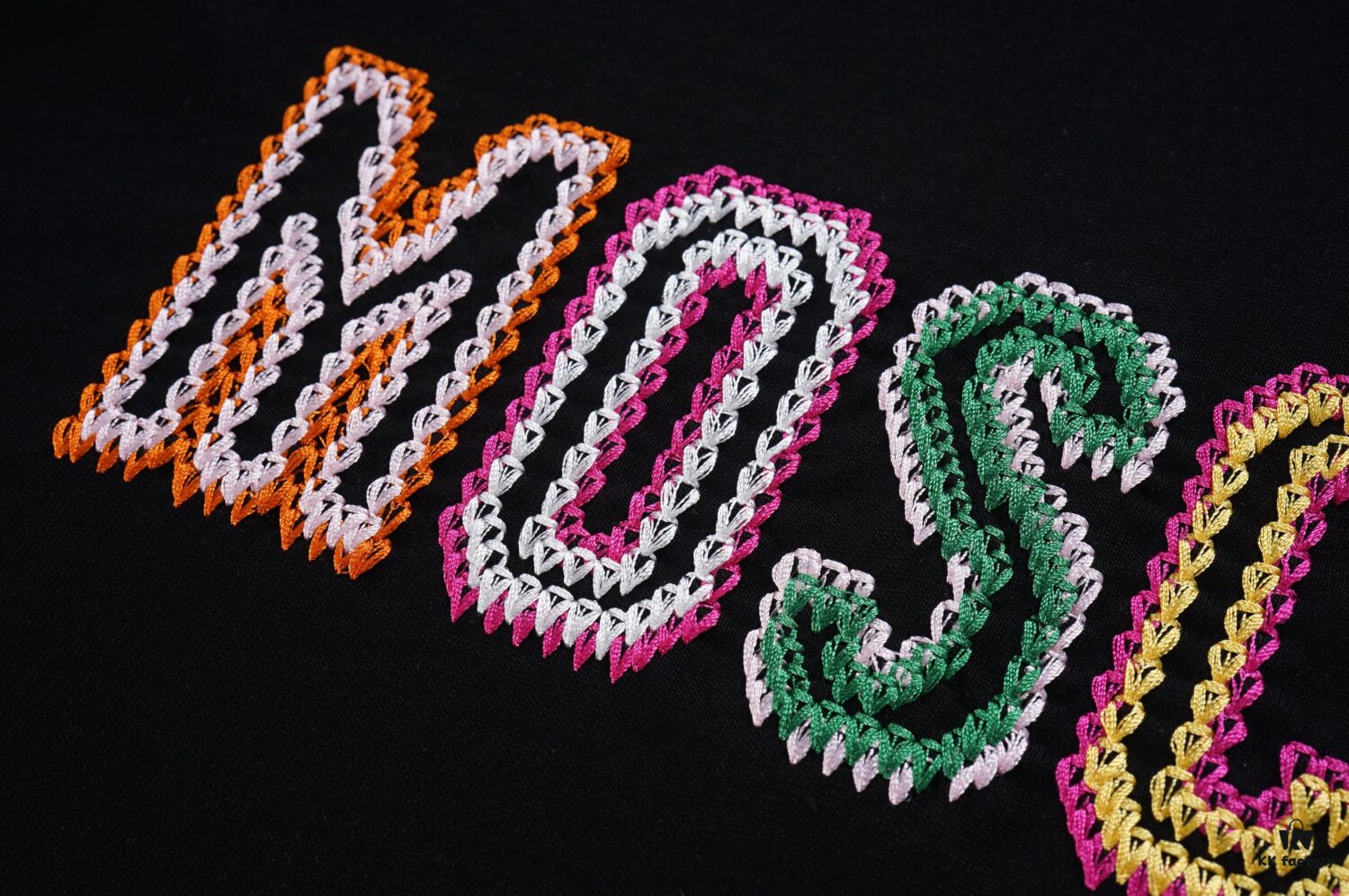 6931a5a8ccd8ab3d7af99fd0 Q628#♈️ Fine Cotton Double-Yarn MOSCHINO New Short Sleeve T-Shirt, 230g Double-Ply 32s Pure Cotton Fabric with Special Machine Embroidery, Unisex Design