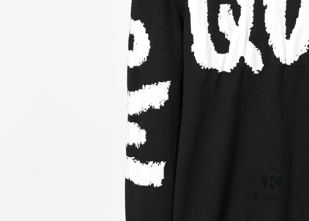 6931a5a9ccd8ab3d7af99fdf Winter New Round Neck Pullover Sweater 3066# - Classic McQueen Letter Jacquard, Stylish, High-End and Elegant, Thickened for Comfort and Warmth