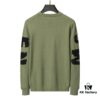 6931a5a9ccd8ab3d7af99fe4 Winter New Round Neck Pullover Sweater 3066# - Classic McQueen Letter Jacquard, Stylish, High-End and Elegant, Thickened Comfortable Warm Clothing in Military Green