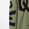 6931a5a9ccd8ab3d7af99fe7 Winter New Round Neck Pullover Sweater 3066# - Classic McQueen Letter Jacquard, Stylish, High-End and Elegant, Thickened Comfortable Warm Clothing in Military Green