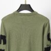 6931a5a9ccd8ab3d7af99fea Winter New Round Neck Pullover Sweater 3066# - Classic McQueen Letter Jacquard, Stylish, High-End and Elegant, Thickened Comfortable Warm Clothing in Military Green