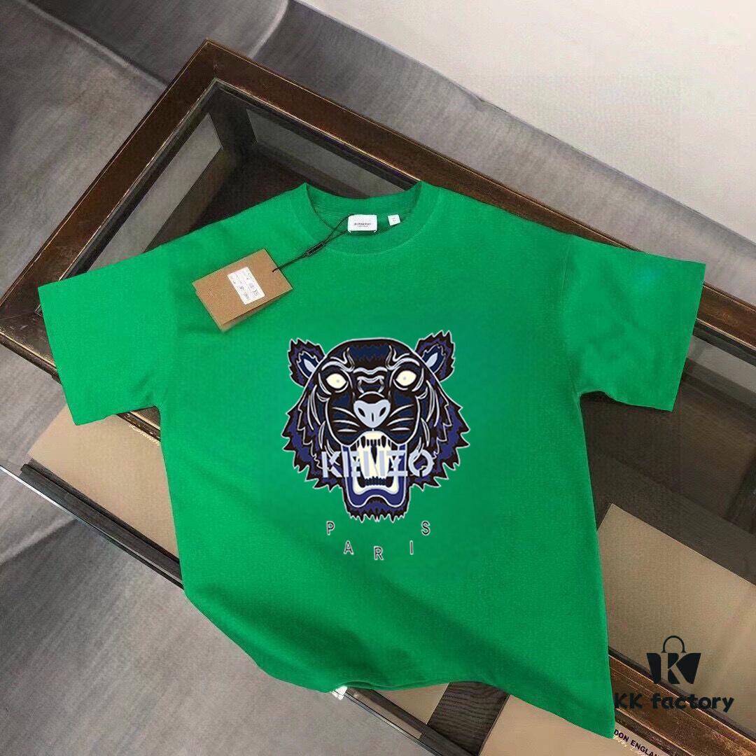 6931a5abccd8ab3d7af9a009 KENZO Men's Casual Short-Sleeve T-Shirt, Spring/Summer 2025 New Arrival, Premium Logo Embroidery, High-End Fabric and Tailoring