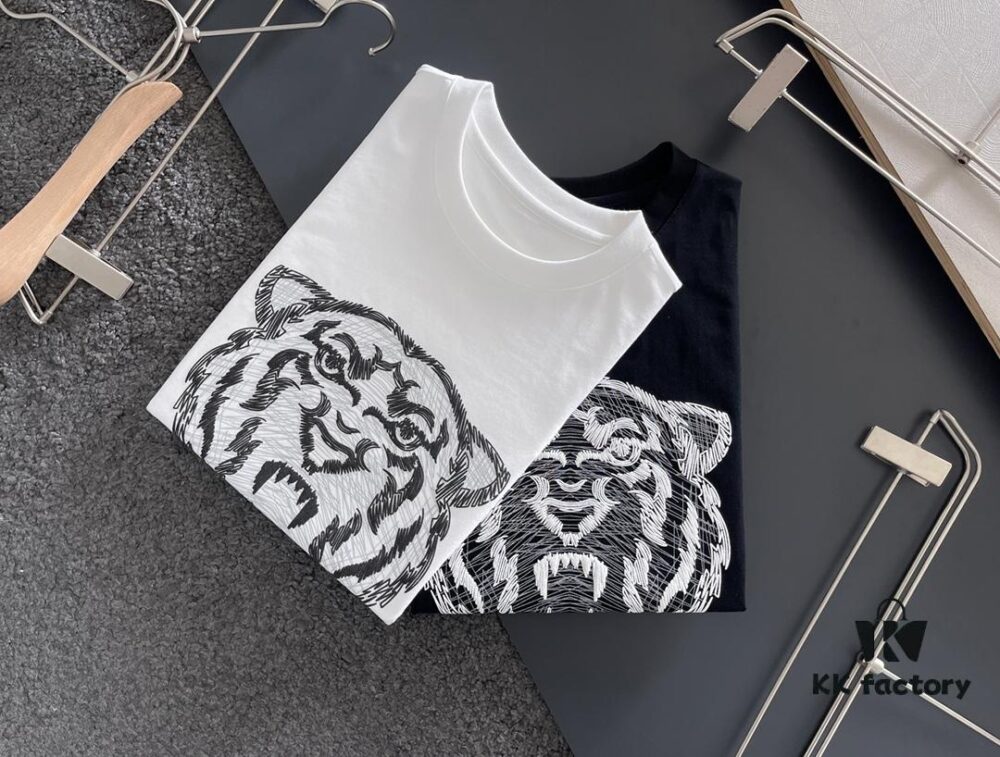 KENZO 2025 Latest Print Short Sleeve T-Shirt, High-Quality Cabinet Original Order, Top-Grade Craftsmanship with Imported Fabric