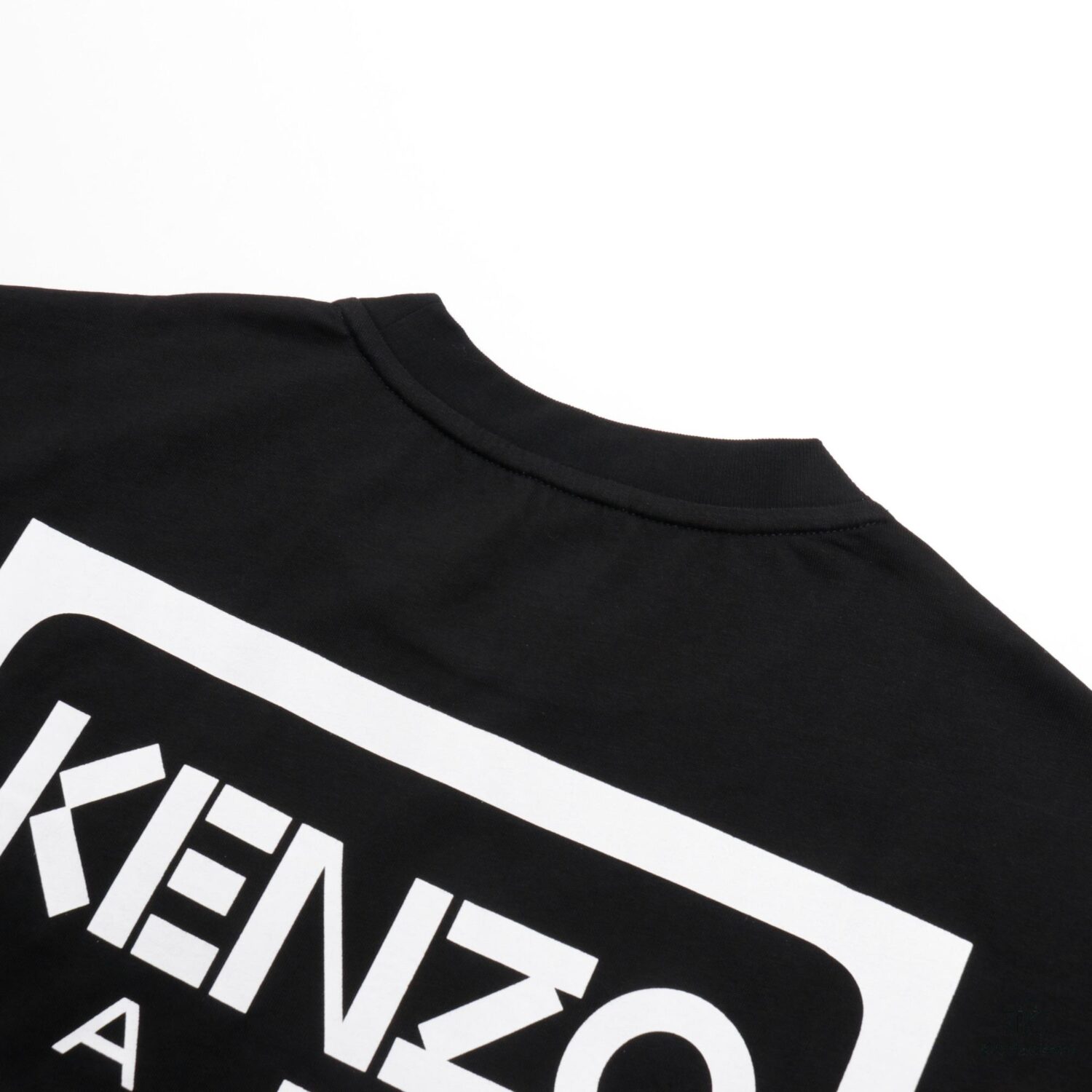 6931a5adccd8ab3d7af9a034 KENZO KZ 25 Early Spring New Arrival Black Label White Embroidered Letter Short Sleeve T-Shirt
