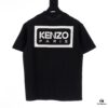 6931a5aeccd8ab3d7af9a036 KENZO KZ 25 Early Spring New Arrival Black Label White Embroidered Letter Short Sleeve T-Shirt