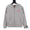 6931a5afccd8ab3d7af9a050 KENZO KZ 23FW Square Logo Hooded Zip-Up Sweatshirt