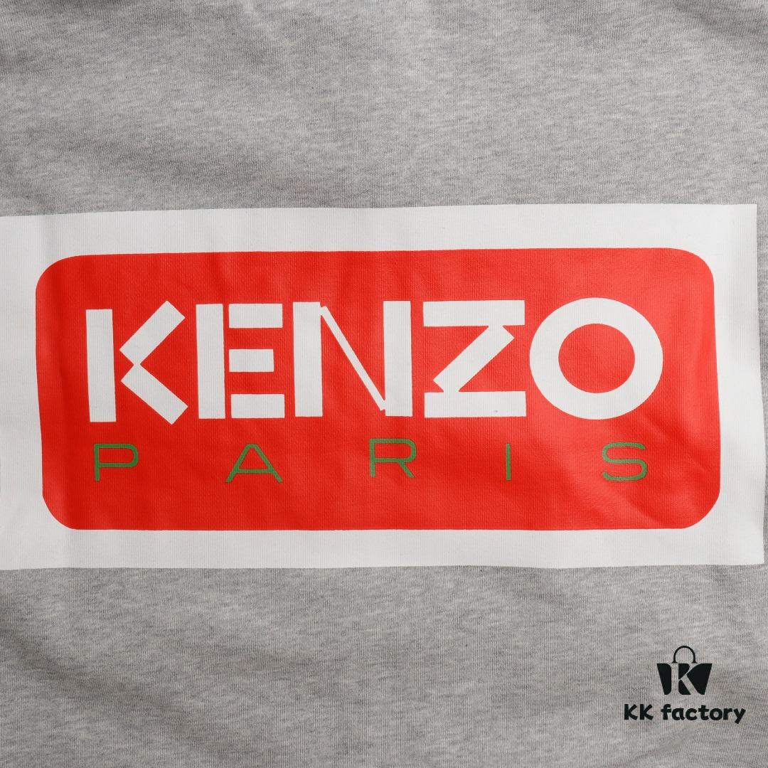 6931a5afccd8ab3d7af9a055 KENZO KZ 23FW Square Logo Hooded Zip-Up Sweatshirt