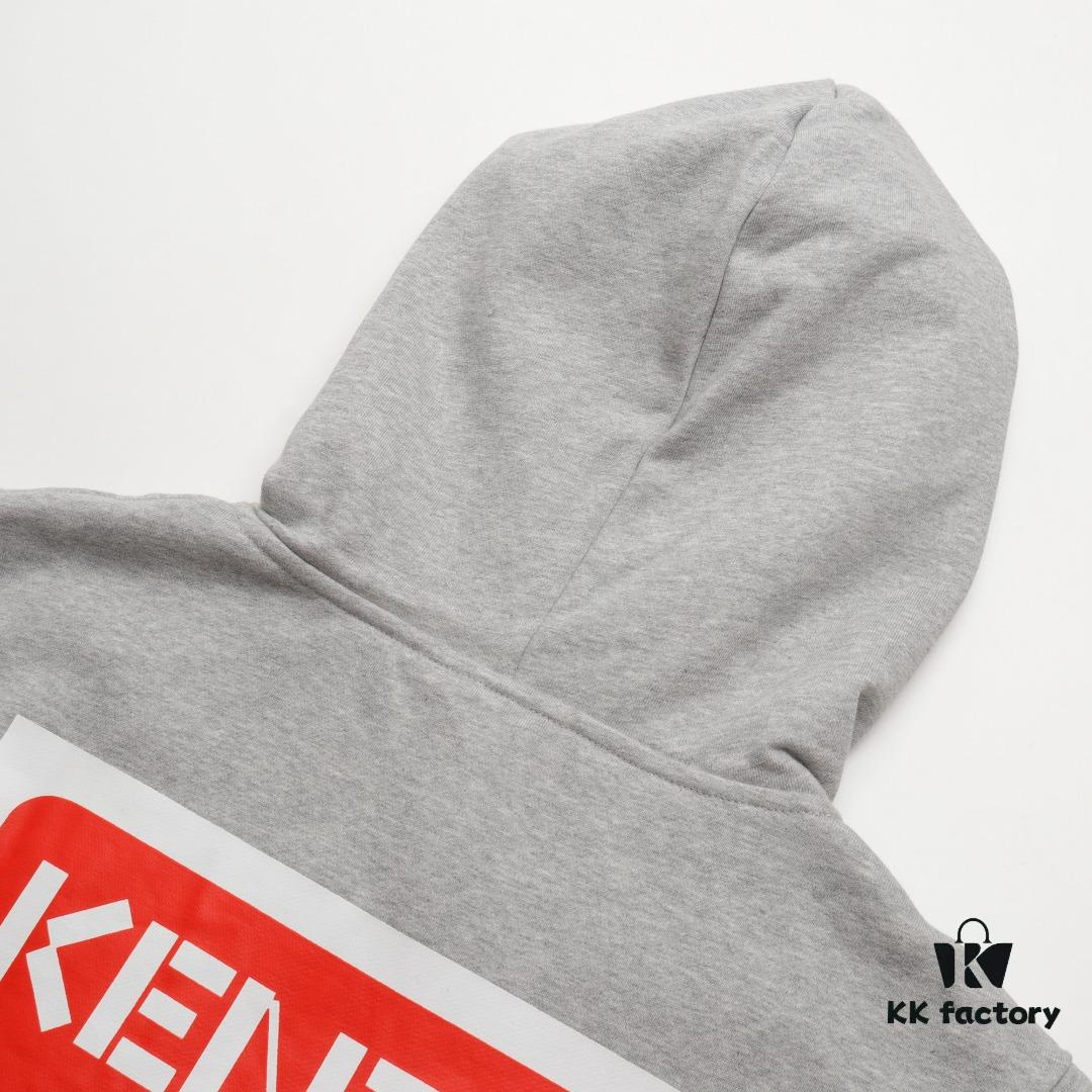 6931a5afccd8ab3d7af9a056 KENZO KZ 23FW Square Logo Hooded Zip-Up Sweatshirt