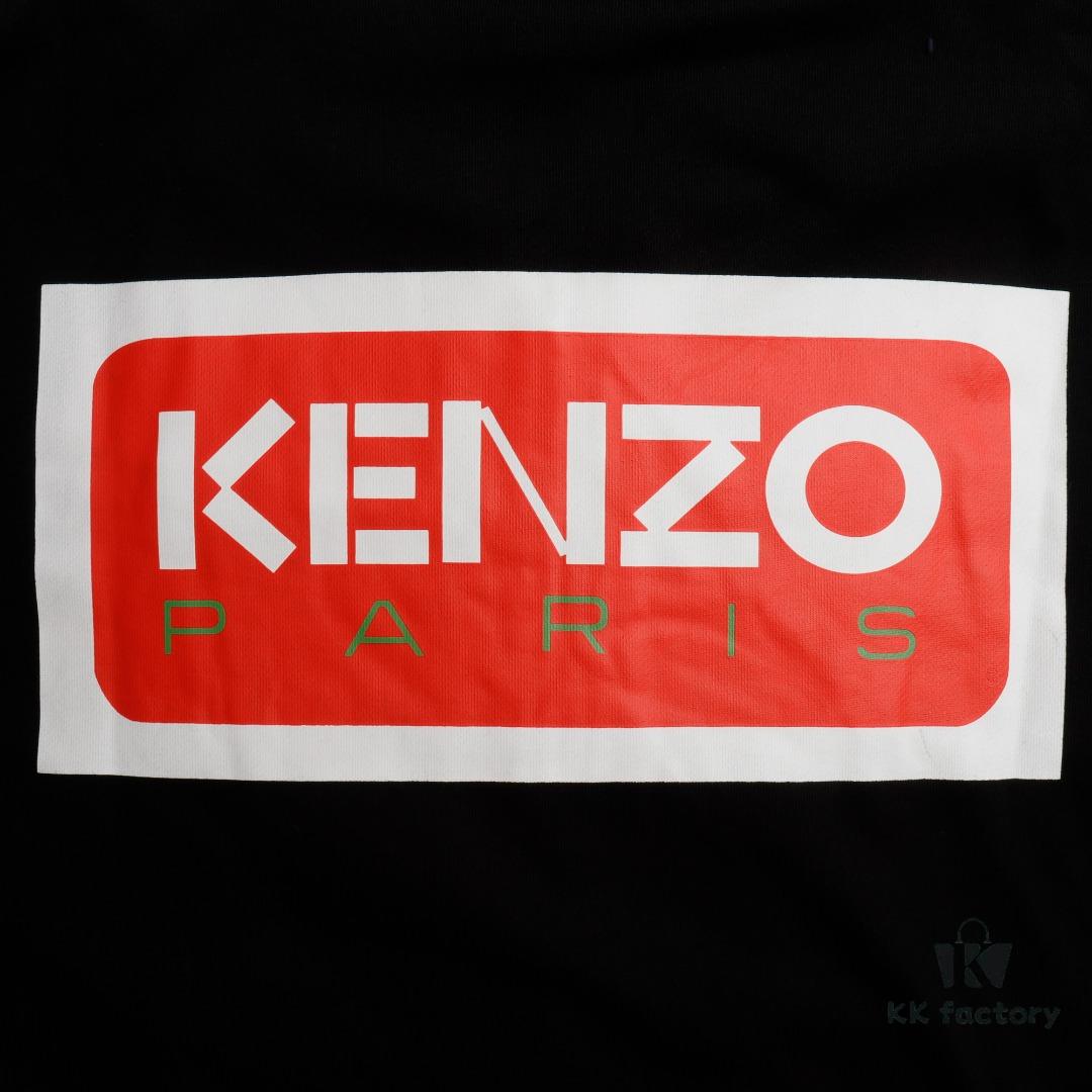 6931a5b0ccd8ab3d7af9a064 KENZO KZ 24 FW Square Logo Hooded Zip-Up Sweatshirt