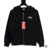6931a5b2ccd8ab3d7af9a07e KENZO Koushun Takada KZ 24 Spring Collection Black and White Letter Zipper Hooded Jacket