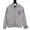 6931a5b3ccd8ab3d7af9a09b KENZO KZ 23FW Blue Floral Zip-Up Hoodie