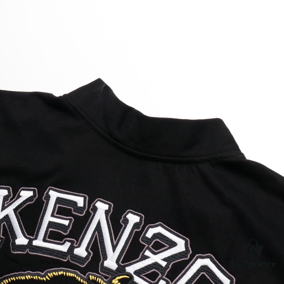 6931a5b5ccd8ab3d7af9a0b4 KENZO Tiger Embroidery Back Full-Zip Hoodie KZ 23FW