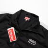 6931a5b8ccd8ab3d7af9a0f3 KENZO KZ 24 New Arrival Black Label White Embroidery Lightweight Cotton Stand-Collar Jacket