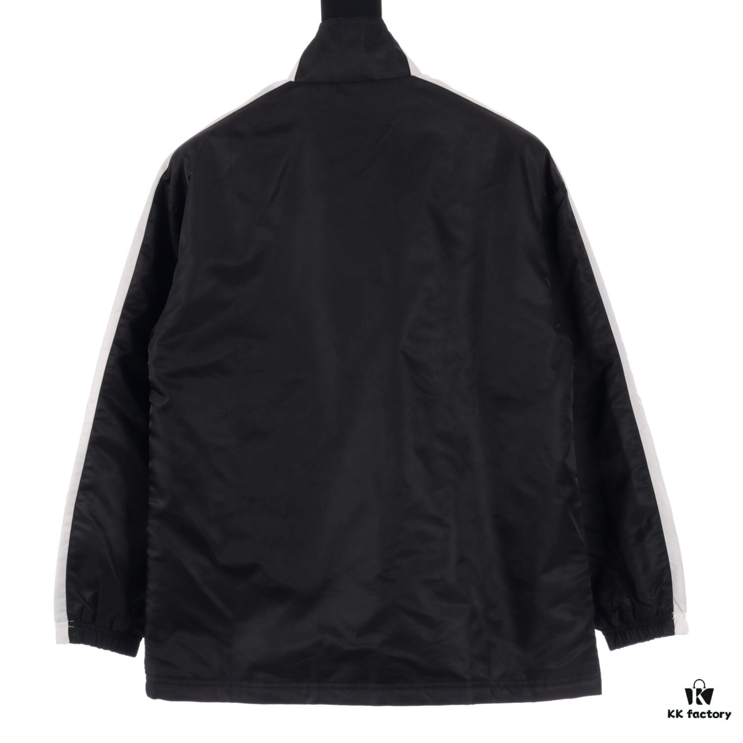 6931a5b9ccd8ab3d7af9a0fa KENZO KZ 24 New Arrival Black Label White Embroidery Lightweight Cotton Stand-Collar Jacket