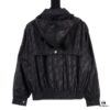 6931a5baccd8ab3d7af9a10c KENZO Takada KZ Windbreaker Series All-Over Letter Print Hidden Hood Zip-Up Jacket
