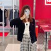 6931a5c1ccd8ab3d7af9a16f KENZO Classic V-Neck Embroidered Logo Unisex Knit Cardigan - Begonia Flower Design