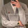 6931a5c1ccd8ab3d7af9a174 KENZO Classic V-Neck Embroidered Logo Unisex Knit Cardigan - Begonia Flower Design