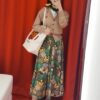6931a5c1ccd8ab3d7af9a17b KENZO Classic V-Neck Embroidered Logo Unisex Knit Cardigan - Begonia Flower Design