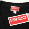 6931a5c2ccd8ab3d7af9a189 KENZO Begonia Flower V-Neck Solid Color Embroidered Logo Unisex Knit Cardigan