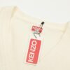 6931a5c2ccd8ab3d7af9a18c KENZO Begonia Flower V-Neck Embroidered Logo Unisex Knit Cardigan