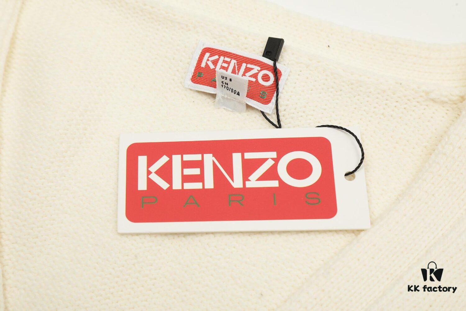6931a5c3ccd8ab3d7af9a193 KENZO Begonia Flower V-Neck Embroidered Logo Unisex Knit Cardigan