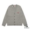 6931a5c3ccd8ab3d7af9a194 KENZO Begonia Flower V-Neck Solid Color Embroidered Logo Unisex Knit Cardigan