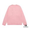 6931a5c3ccd8ab3d7af9a19f KENZO Begonia Flower V-Neck Solid Color Embroidered Logo Unisex Knit Cardigan