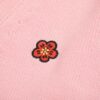 6931a5c4ccd8ab3d7af9a1a2 KENZO Begonia Flower V-Neck Solid Color Embroidered Logo Unisex Knit Cardigan