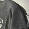 JENI - Unique Line and Letter Z Design Silicone Craft Paired Subtly, 420g Regular Round Neck Sweatshirt for Autumn and Winter