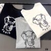 6931a5c7ccd8ab3d7af9a1cd Kenzo Elephant Silicone Patterned 420g Crew Neck Sweatshirt, Unisex Style, Essential for Fall and Winter