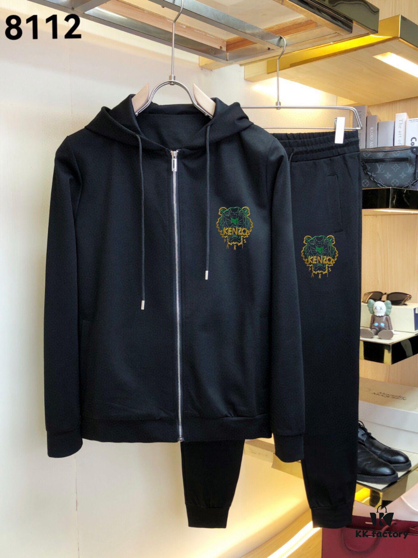 6931a5c8ccd8ab3d7af9a1e9 KENZO 2024 New Arrival Cardigan Sweatshirt Set, Premium 100% Natural Roman Cotton, Elegant and Comfortable Unisex Design