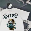 6931a5c9ccd8ab3d7af9a1f9 Evisu Fortune God 2025 New Print T-Shirt High Version Premium Quality 300g Double-Yarn Pure Cotton Fabric Unisex Loose Fit