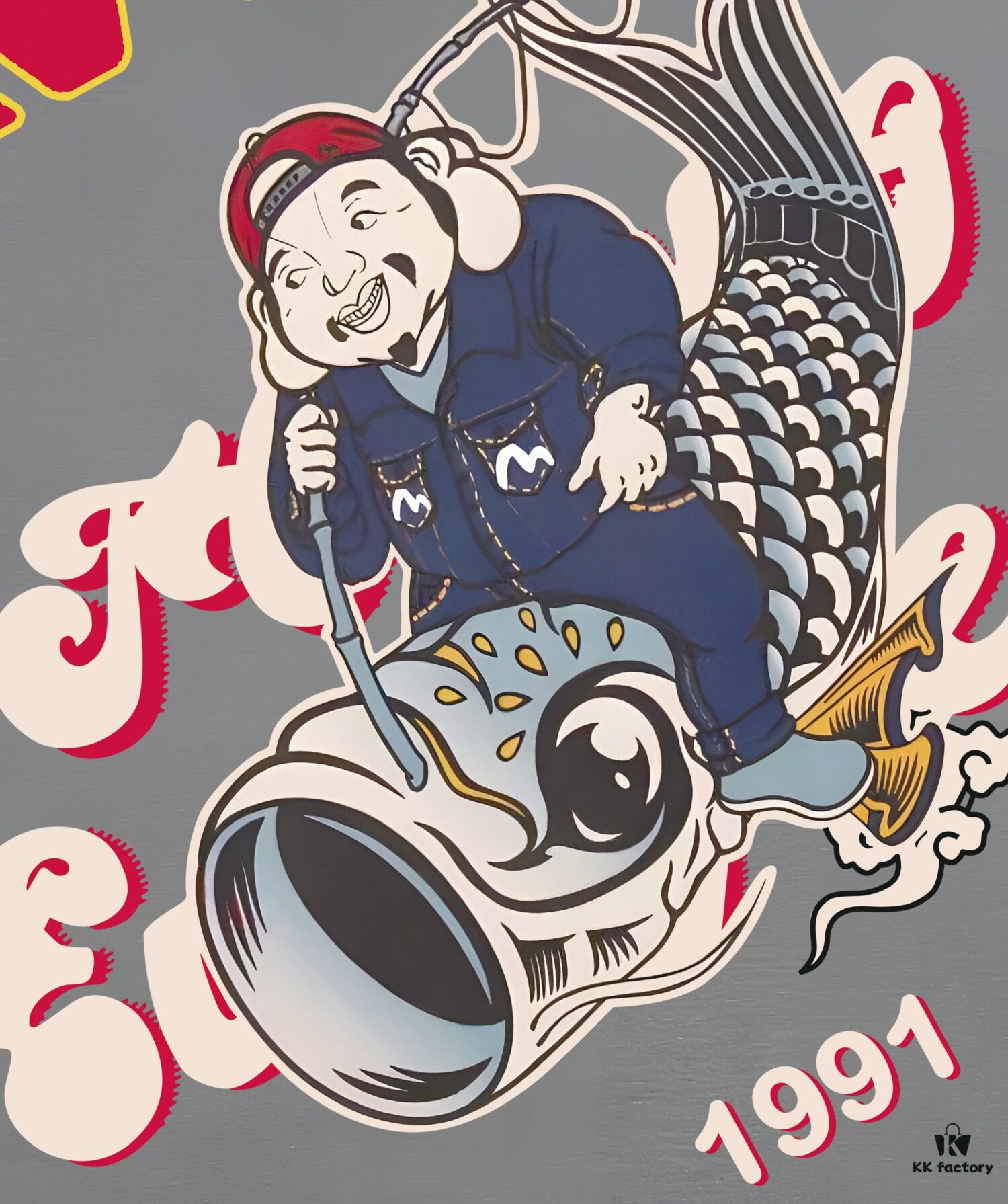 6931a5caccd8ab3d7af9a203 Evisu Fortune God 2025 New Print T-Shirt High Version Premium Quality 300g Double-Yarn Pure Cotton Fabric Unisex Loose Fit