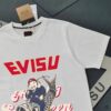6931a5caccd8ab3d7af9a20c Evisu 2025 New Year God Printed T-Shirt High Version High Quality 300g Double-Yarn Pure Cotton Fabric Unisex Loose Fit
